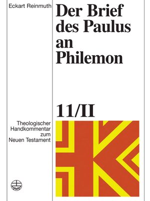 cover image of Theologischer Handkommentar zum Neuen Testament / Der Brief des Paulus an Philemon